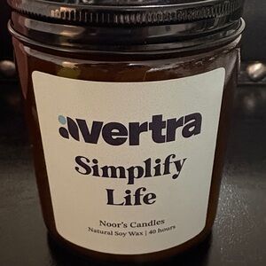 Simplify Life Soy Candle - Brown